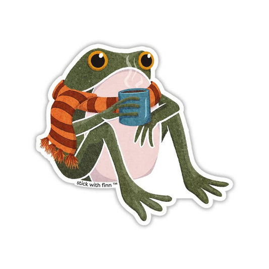 Cozy Frogson Sticker