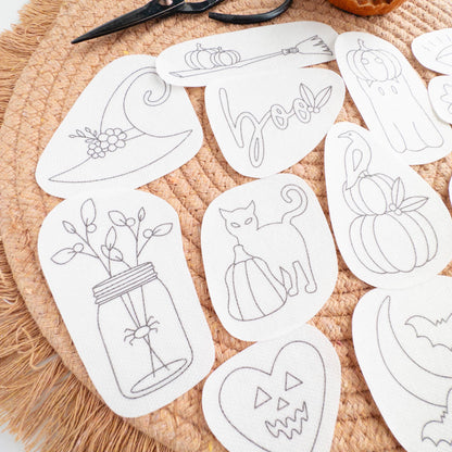 Stick & Stitch Halloween Embroidery Pattern