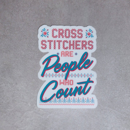 Cross Stitcher Sticker