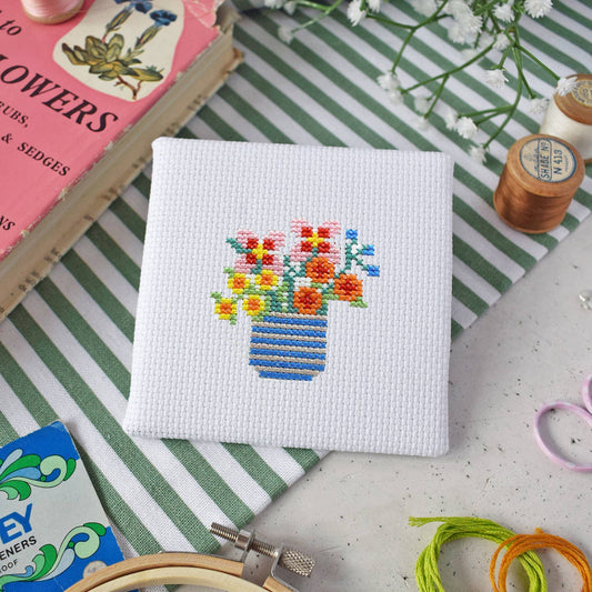 Wildflowers Mini Cross Stitch Kit