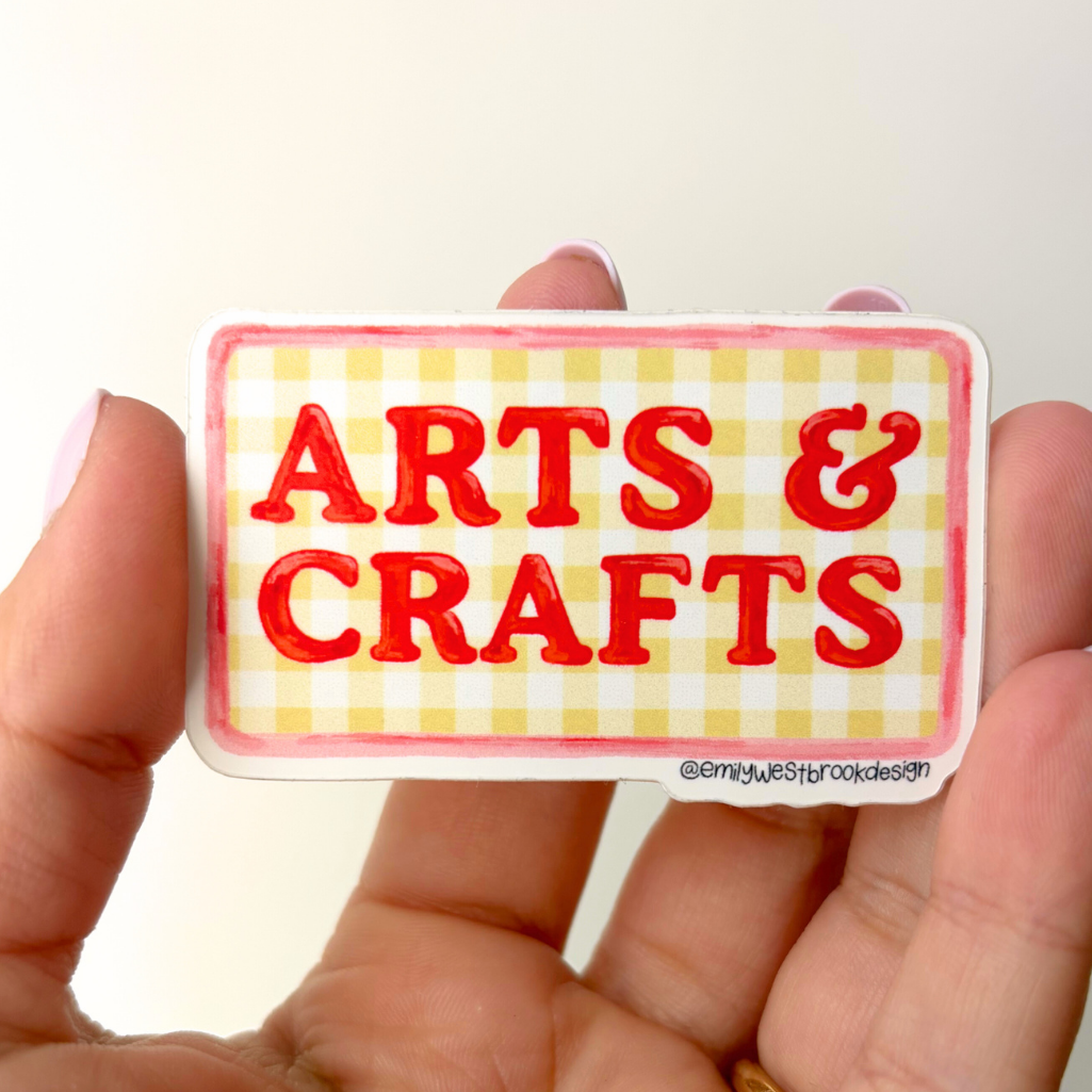 Arts & Crafts Sticker