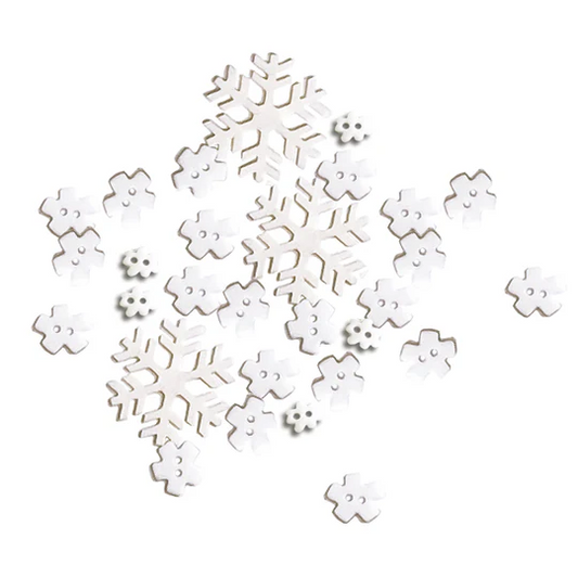 Button Basics Snowflakes