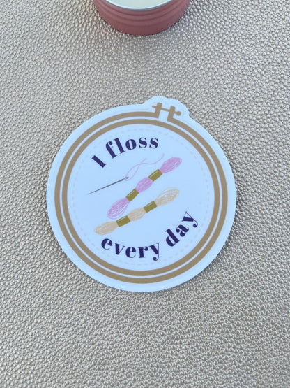 Sewing Sticker Hoop