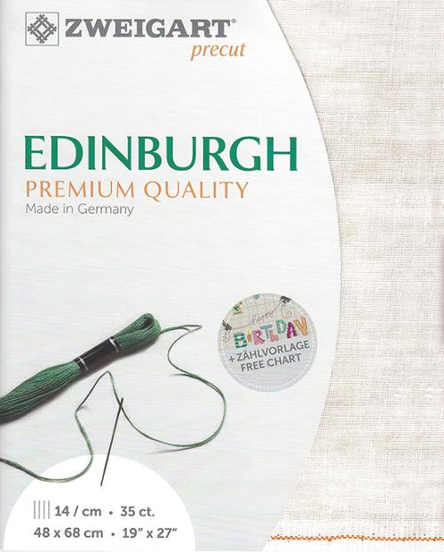Zweigart 36 ct Edinburgh 1079 Precut Fabric, 19" x 27"