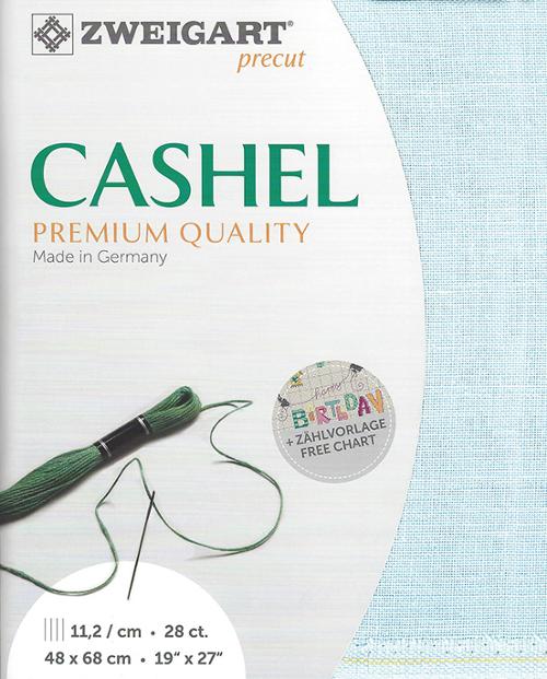 Zweigart 28 ct Cashel 562 Precut Fabric, 19" x 27"