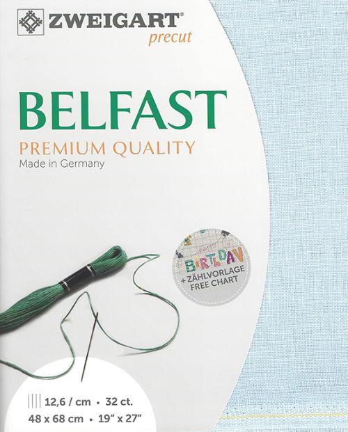 Zweigart 32 ct Belfast 562 Precut Fabric, 19" x 27"