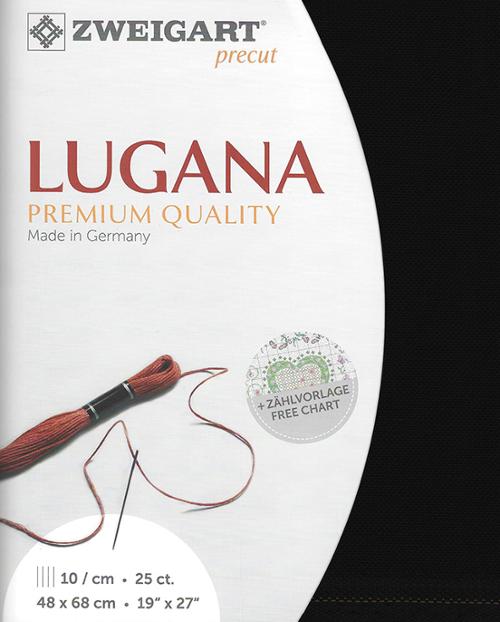 Zweigart 25 ct Lugana 720 Precut Fabric, 19" x 27"