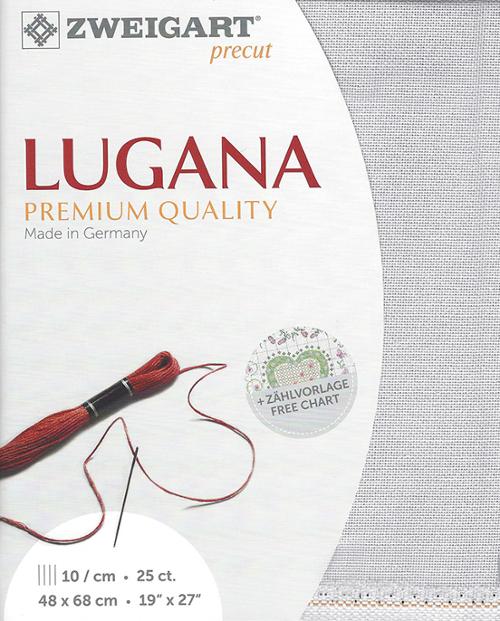 Zweigart 25 ct Lugana 7011 Precut Fabric, 19" x 27"
