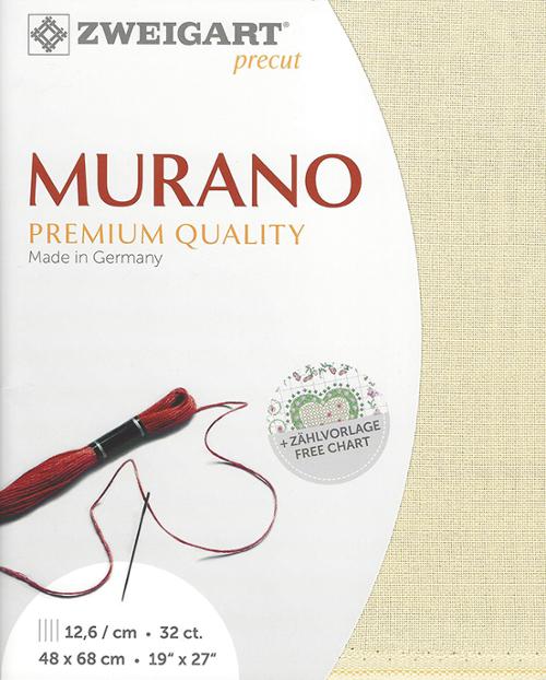 Zweigart 32 ct Murano 770 Precut Fabric, 19" x 27"