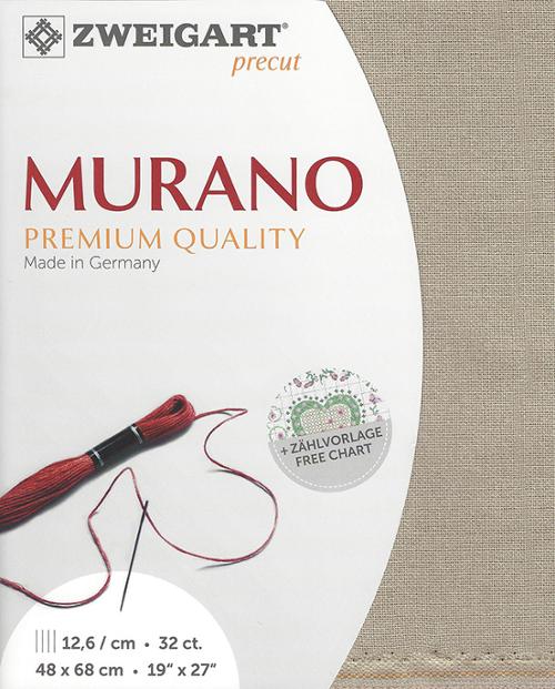 Zweigart 32 ct Murano 779 Precut Fabric, 19" x 27"
