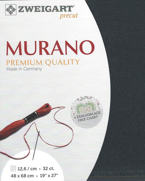 Zweigart 32 ct Murano 7026 Precut Fabric, 19" x 27"