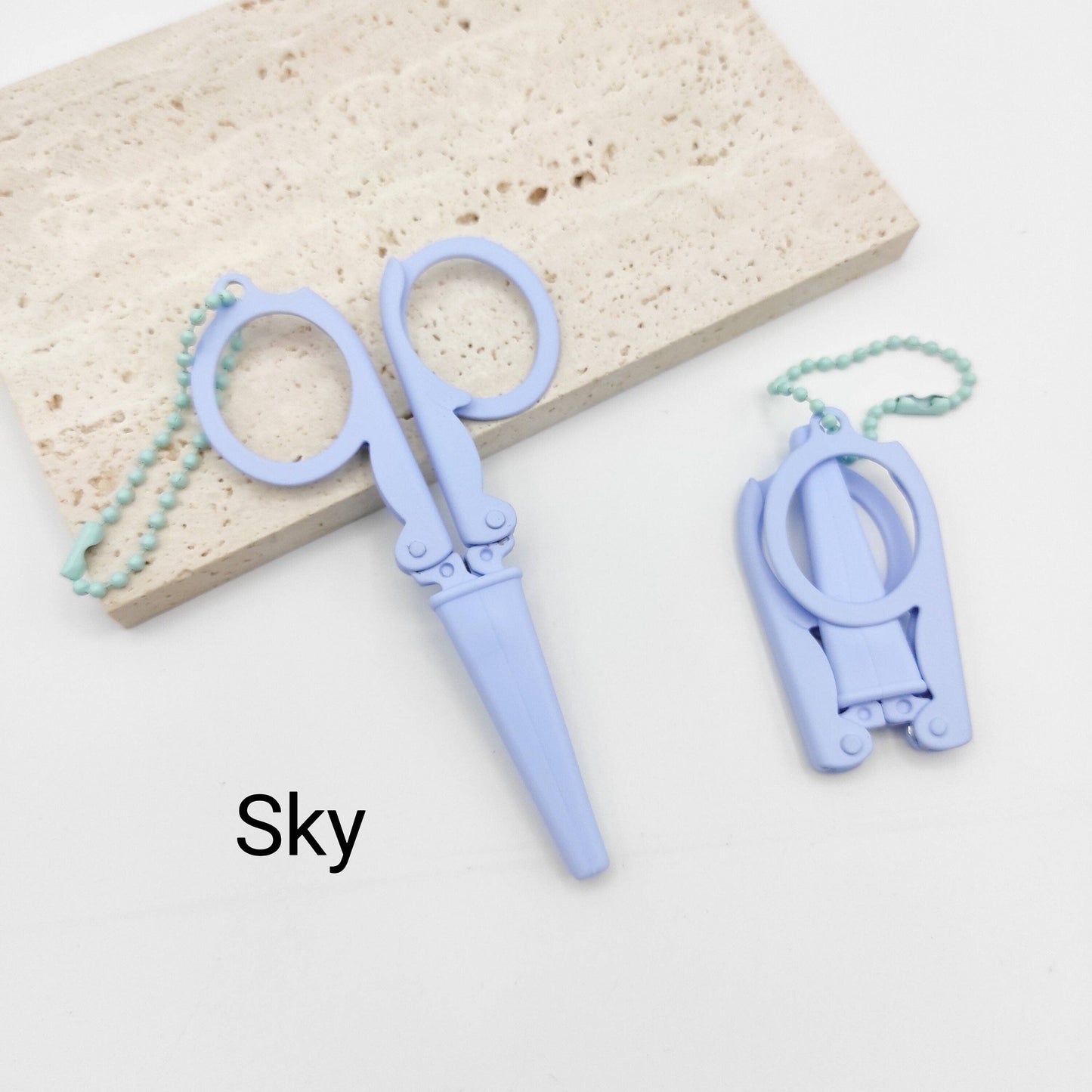 Portable Folding Scissors Blush