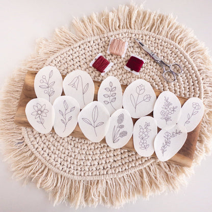 Wildflower Stick and Stitch Embroidery Patterns