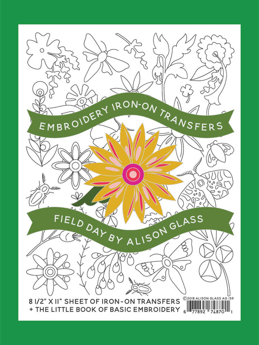 Little Embroidery Field Day Iron-On Transfer