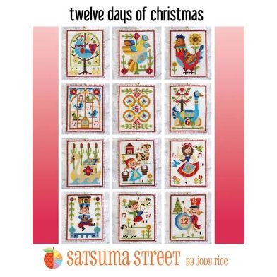 Twelve Days of Christmas Pattern