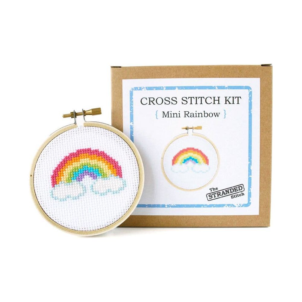Mini Rainbow Cross Stitch Kit