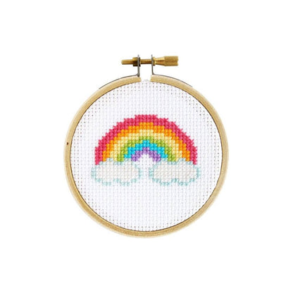 Mini Rainbow Cross Stitch Kit
