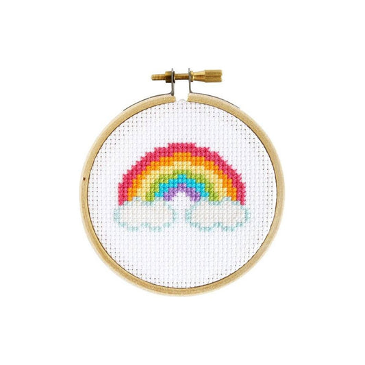 Mini Rainbow Cross Stitch Kit