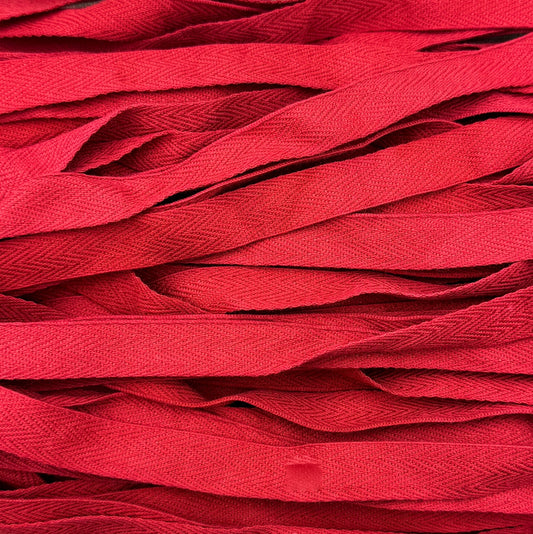 Twill Tape 1/2" Valor Red