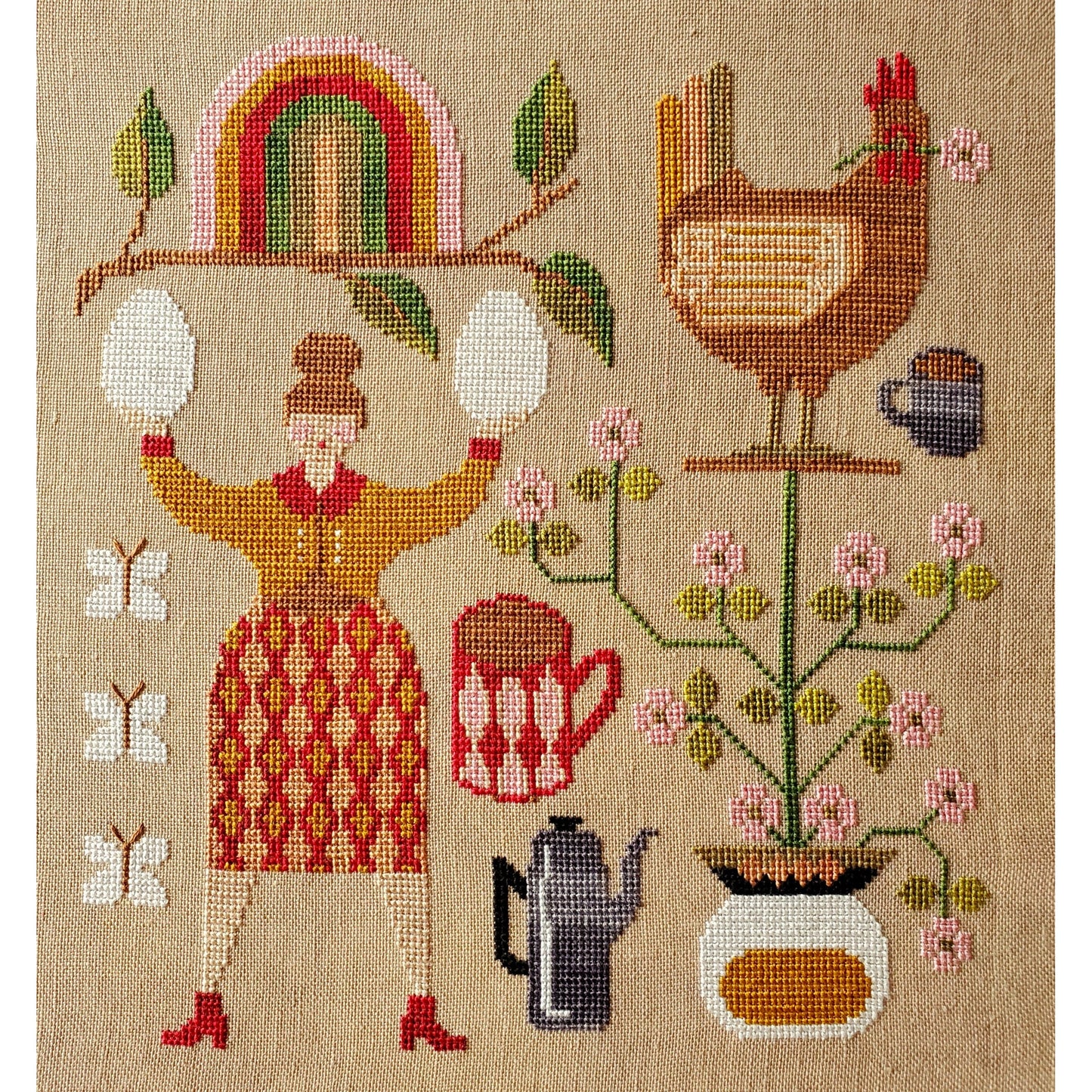 Coffee and Eggs Pattern