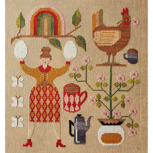 Coffee and Eggs Pattern