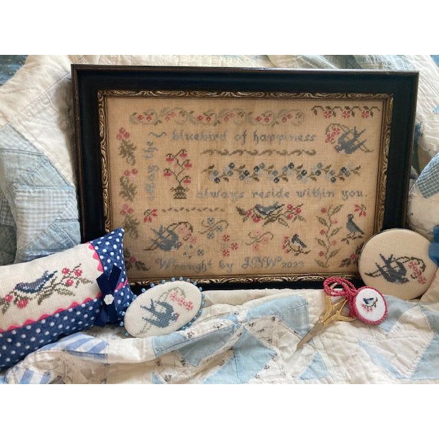 Bluebirds of Happiness Pattern