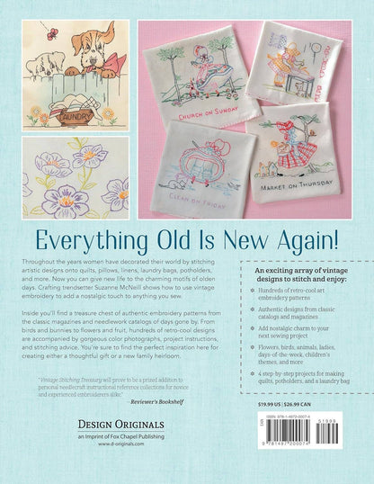 Vintage Stitching Treasury: More Than 400 Embroidery Designs