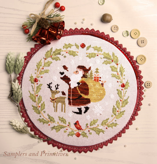 Santa and Friends Pattern