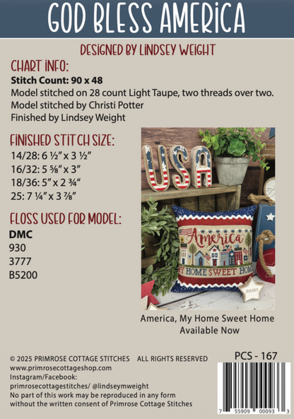 God Bless America Pattern