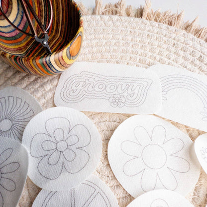 1970's Stick and Stitch Retro Embroidery Patterns