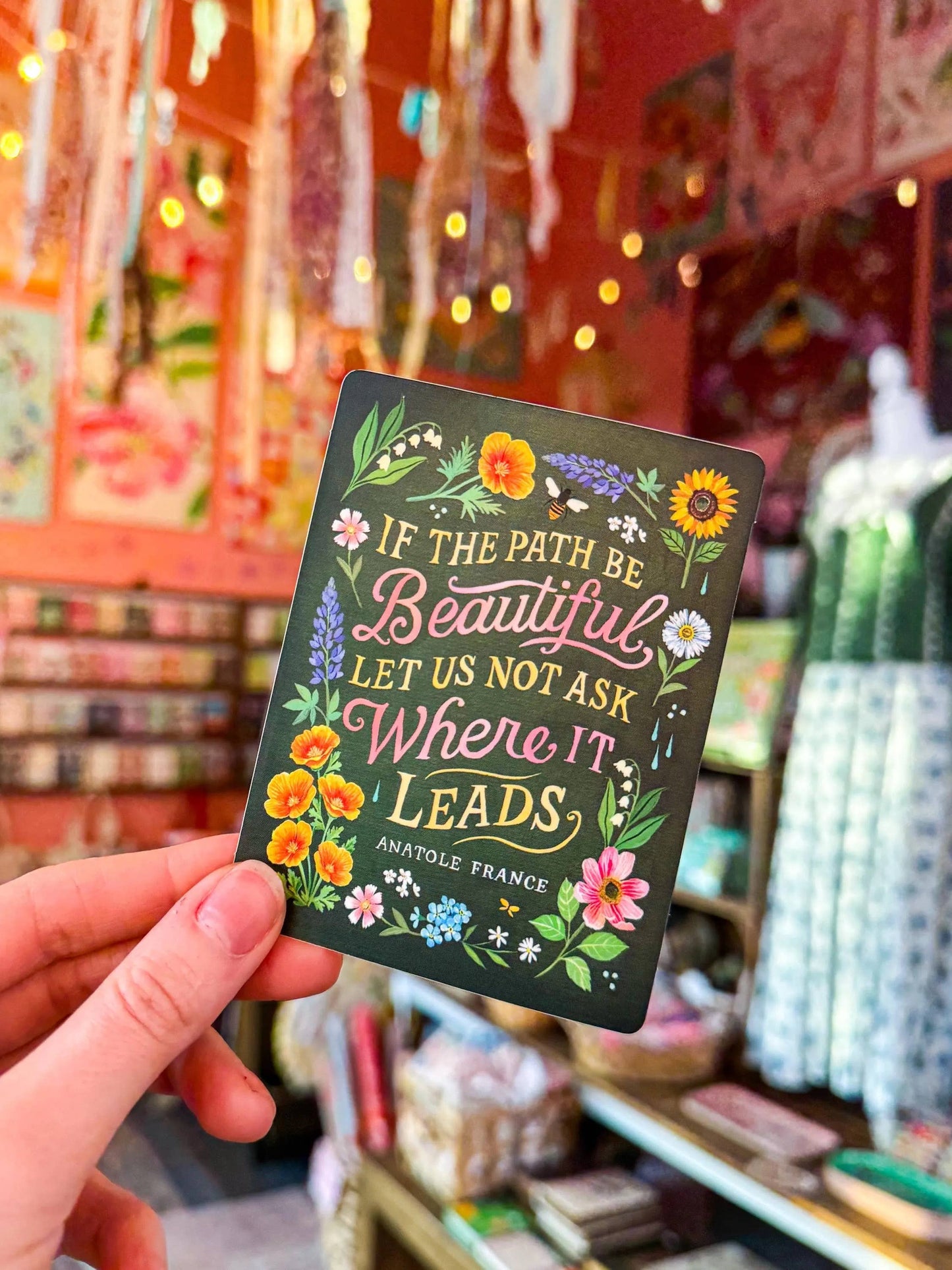 Path Sticker – Colour and Cotton