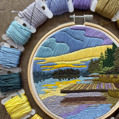 Embroidery Kit Lakeside