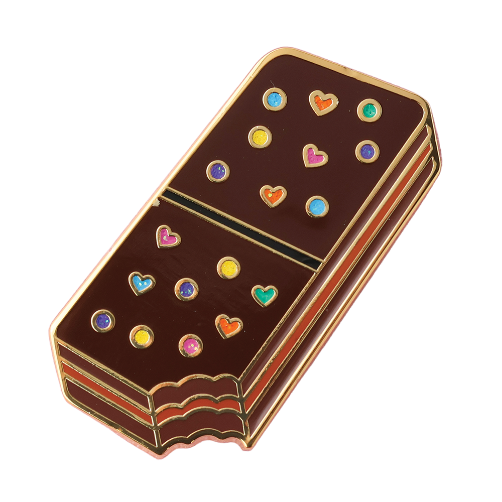 Rainbow Brownie Needle Minder