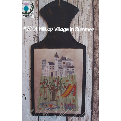 Hilltop Village in Summer Pattern