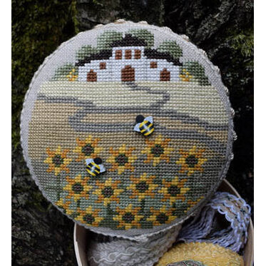 Sunflowers and Bees Pattern