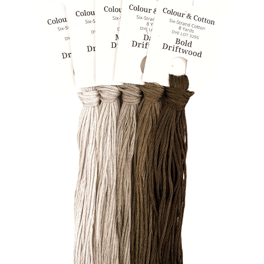 Gradient Thread Set Driftwood – Colour and Cotton