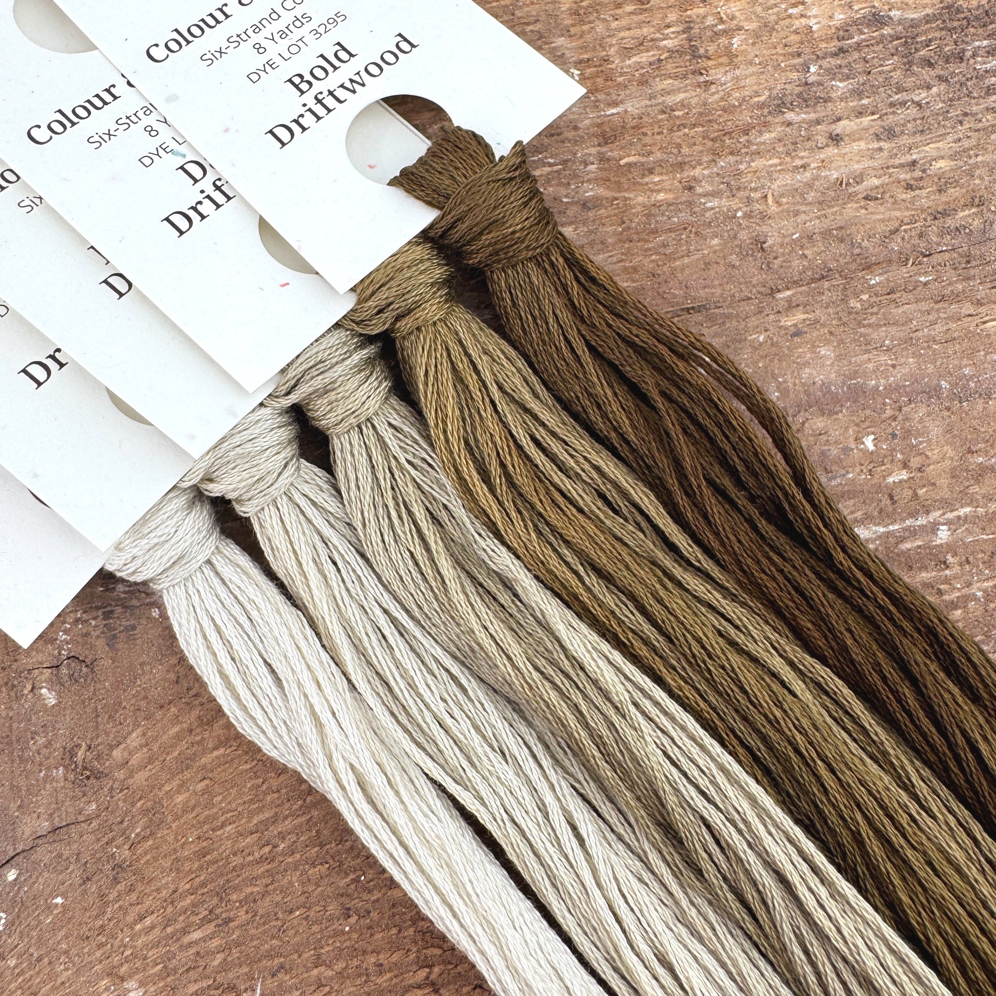 Gradient Thread Set Driftwood – Colour and Cotton