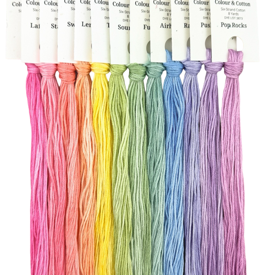 Gradient Thread Patch Gradient Thread Set Candy Shop – Colour and Cotton