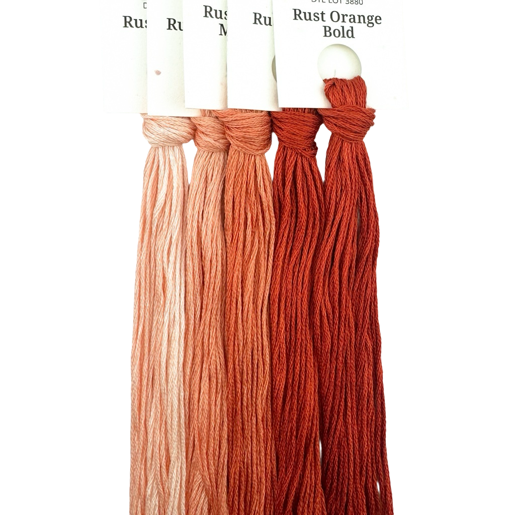 Gradient Thread Set Rust Orange