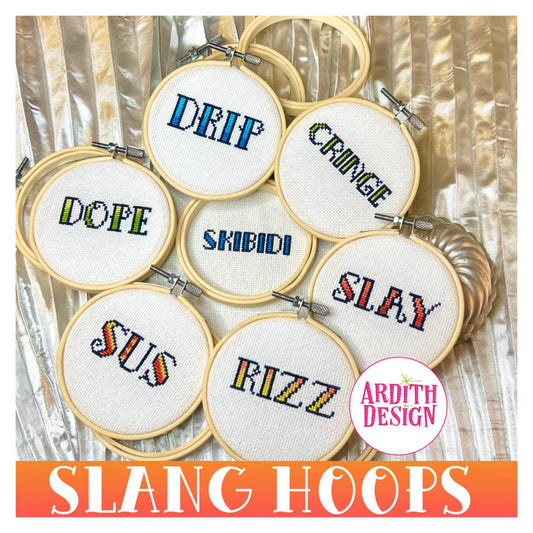 Slang Hoops Pattern