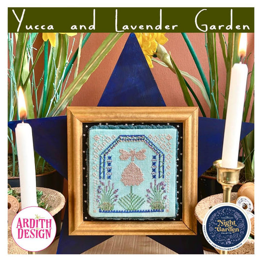 Yucca and Lavender Garden Pattern