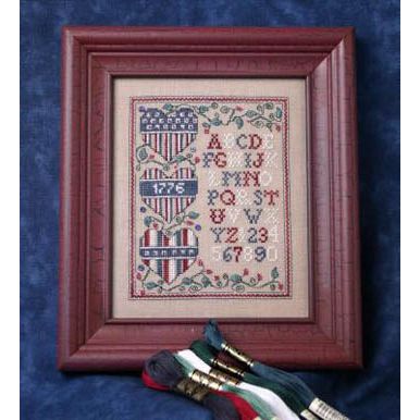 Patriotic Heart Trio Sampler Pattern
