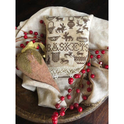 Antique Bunnies and Baskets Pattern