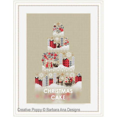 Christmas Cake Pattern