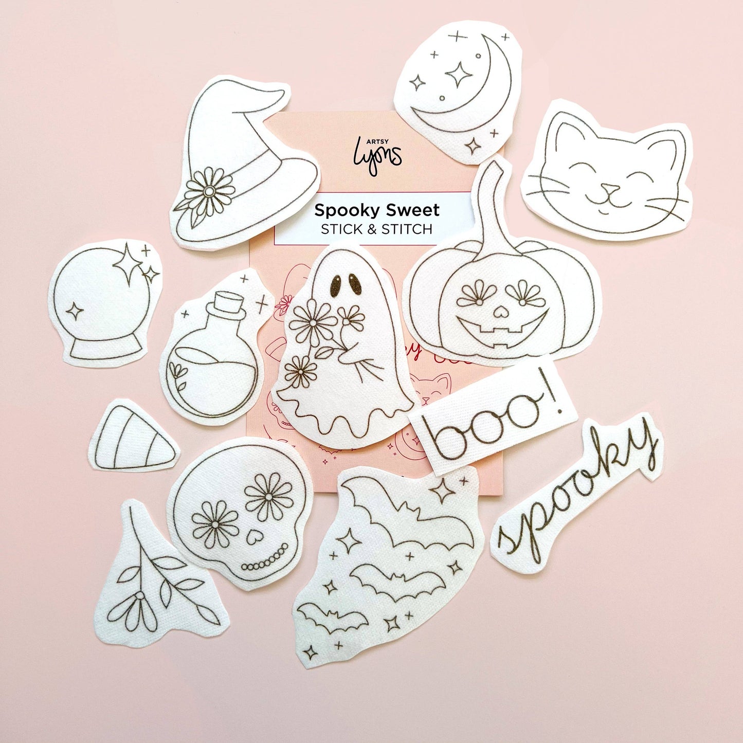 Spooky Sweet Stick & Stitch Embroidery Pack