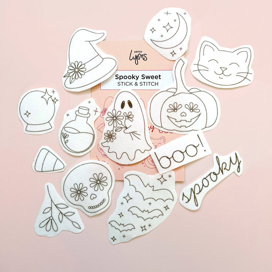 Spooky Sweet Stick & Stitch Embroidery Pack