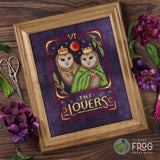 Feather Tarot: The Lovers Pattern
