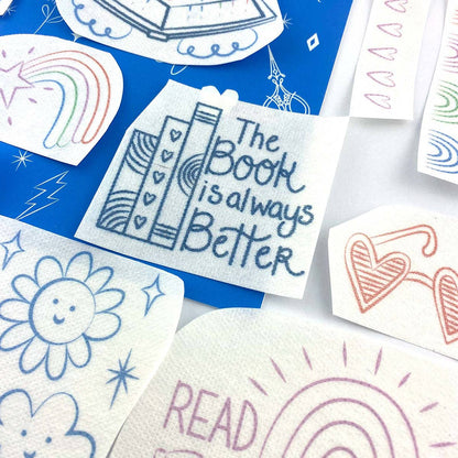 Stick It Stitch It Patterns Cats Books Rainbows