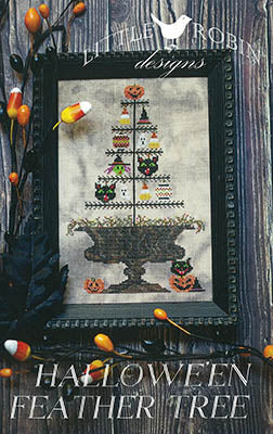 Halloween Feather Tree Pattern