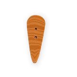 Pointy Nose Carrot Button